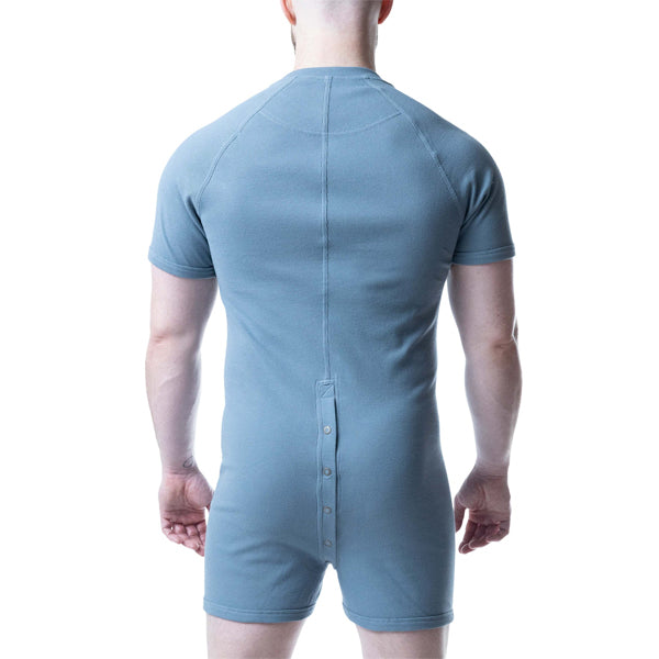 Nasty Pig Union Suit Cutoffs - Mirage Blue