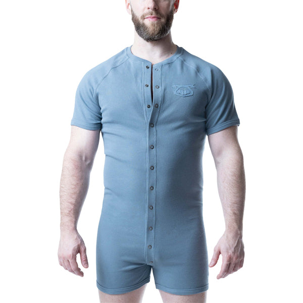 Nasty Pig Union Suit Cutoffs - Mirage Blue