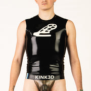 Invincible Rubber x KINK3D Sleeveless T-Shirt - Black