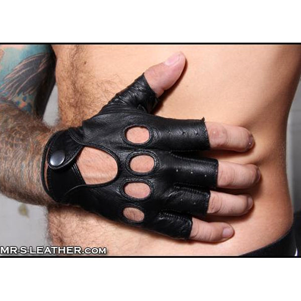 Mister S Leather Fingerless Gloves