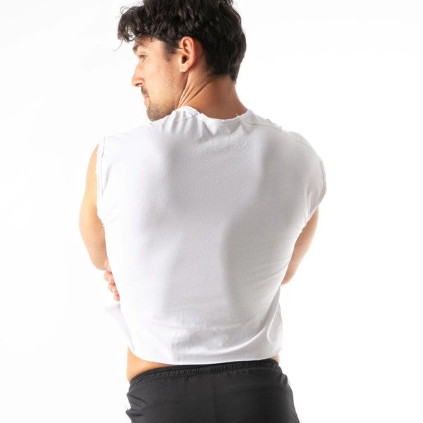 LEADER HERO LDR CROP T SHIRT - WHITE/PINK