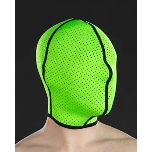 Mr. S Leather Neo Air Mesh Anonymous Hood - Lime