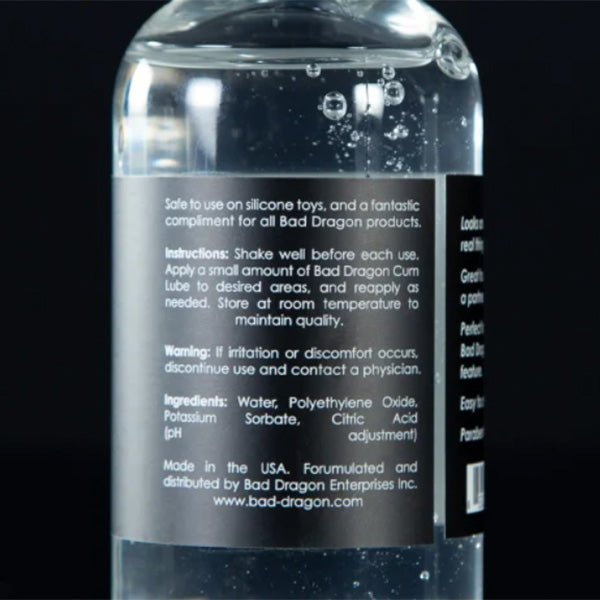 Bad Dragon Clear Cum Lube 2oz - image 2