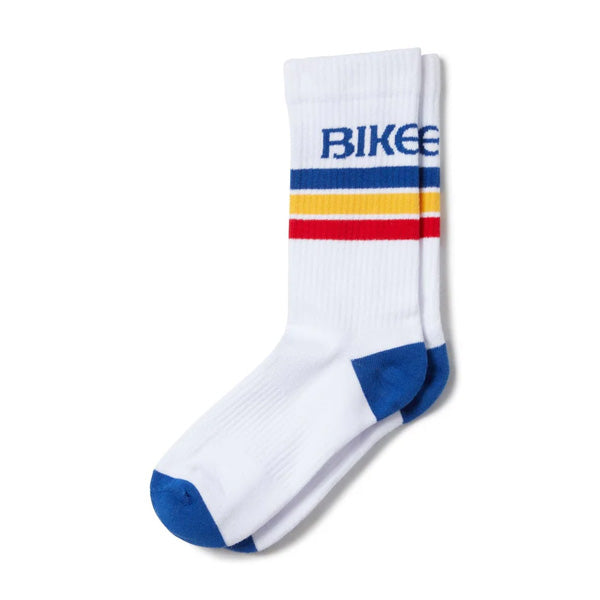 BIKE Crew Socks | White