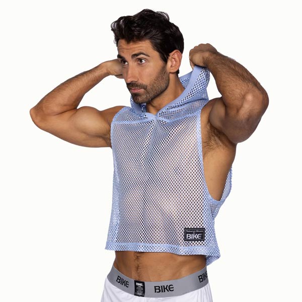 BIKE Hooded Practice Jersey | Ice Blue