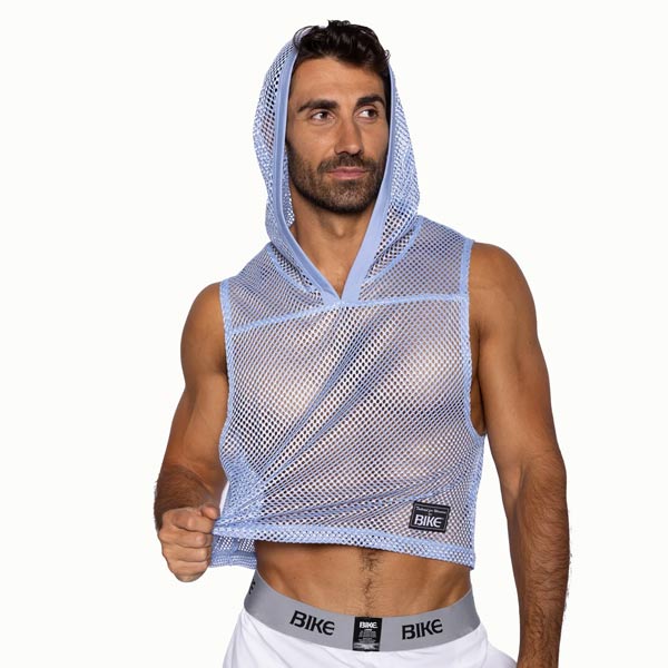 BIKE Hooded Practice Jersey | Ice Blue