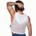 BIKE Hooded Practice Jersey | White
