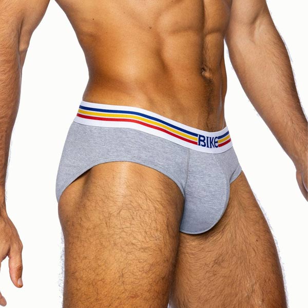 BIKE® Stretch Cotton Brief | Grey