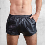 Boxer Barcelona Leather 80s Zipper Short