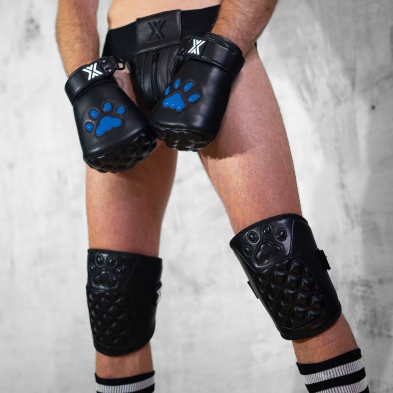 Boxer Barcelona PUX Puppy Mittens | Black/Blue