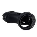 BRUTUS DENIAL - Silicone Chastity Cage Set Black