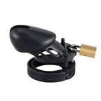 BRUTUS DENIAL - Silicone Chastity Cage Set Black