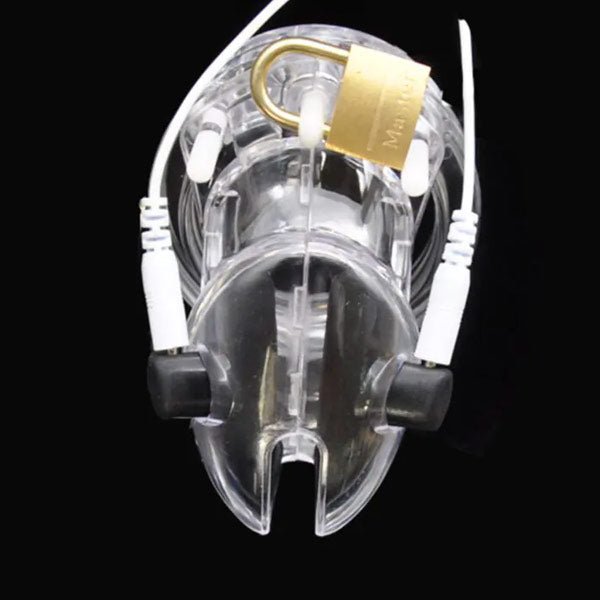 BRUTUS Volt Cage - Electro Chastity Cage Clear