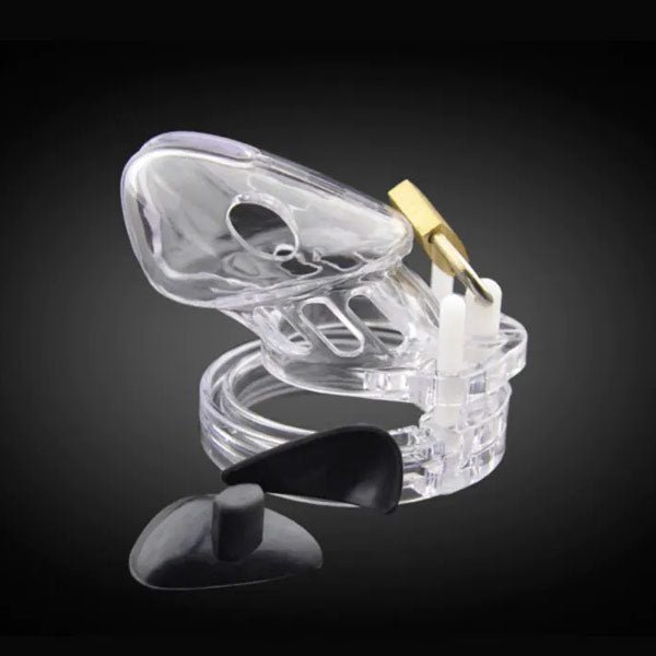BRUTUS Volt Cage - Electro Chastity Cage Clear