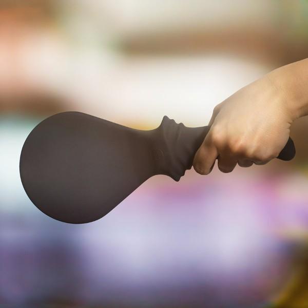 Fun Factory BUCK DICH | DUO: Spanking Paddle & Ribbed Dildo