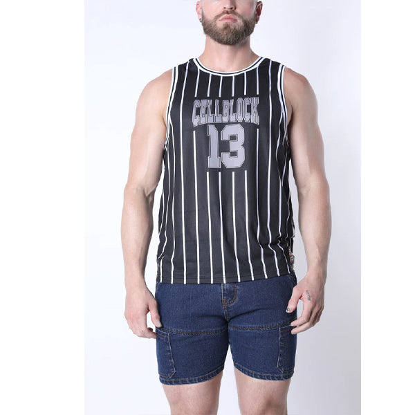 CellBlock 13 Full Court Tank Top | Black