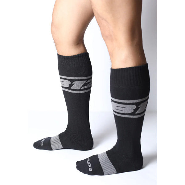 CellBlock 13 Kennel Club Dark Pup Knee Sock | Grey