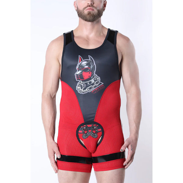 CellBlock 13 Kennel Club Dark Pup Singlet | Red