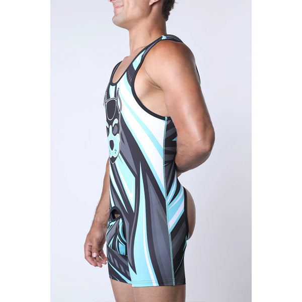 CellBlock 13 Kennel Club Lightning Singlet | Turquoise