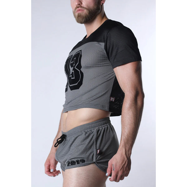 CellBlock 13 Starter Cropped Tee | Grey