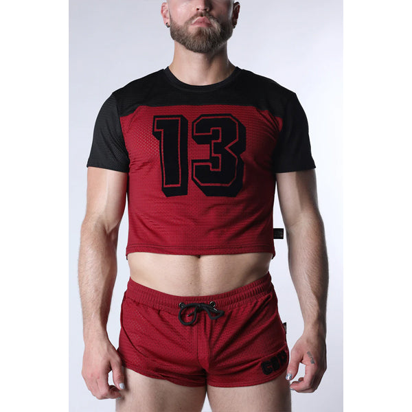 CellBlock 13 Starter Cropped Tee | Red