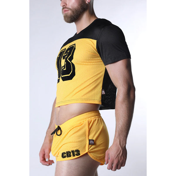 CellBlock 13 Starter Cropped Tee | Yellow