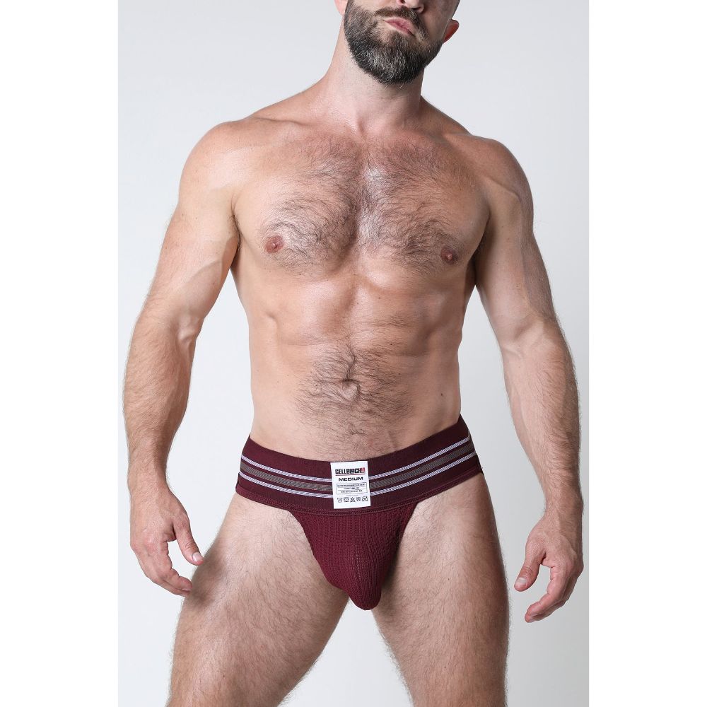CellBlock 13 Tight End Jockstrap | Burgundy