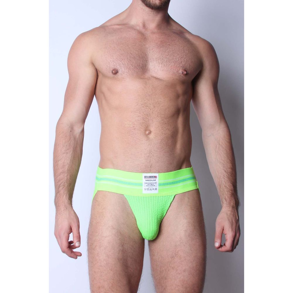 CellBlock 13 Tight End Jockstrap | Lime/Green