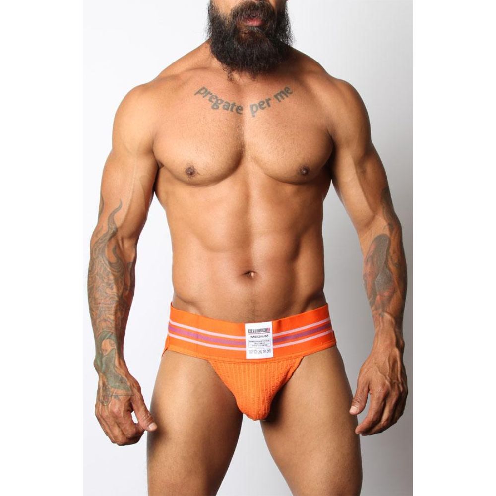 CellBlock 13 Tight End Jockstrap | Orange