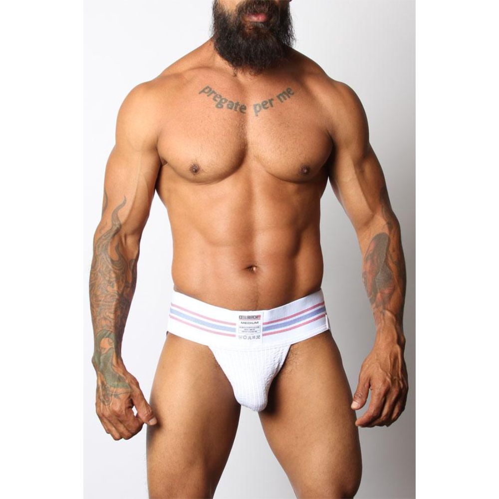 CellBlock 13 Tight End Jockstrap | White