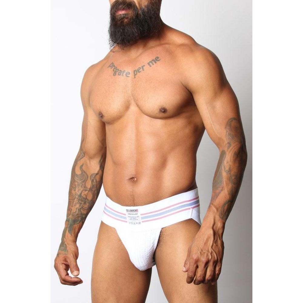 CellBlock 13 Tight End Jockstrap | White