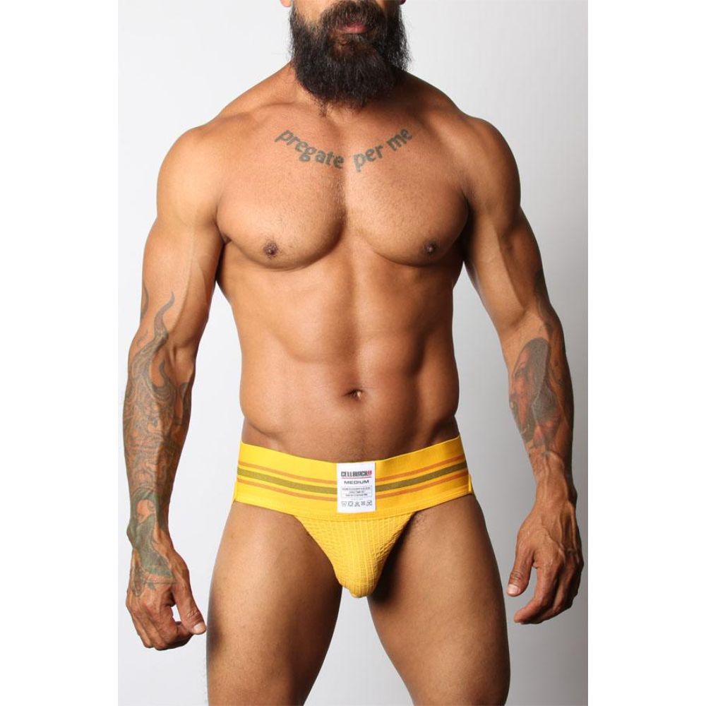 CellBlock 13 Tight End Jockstrap | Yellow