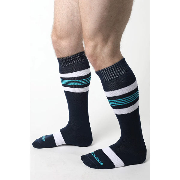 CellBlock 13 Tight End Knee Sock | Navy