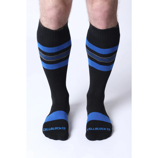 Timoteo Tight End Shadow Socks | Blue