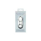 Clarity Glass Butt Plug - Utopian Bloom