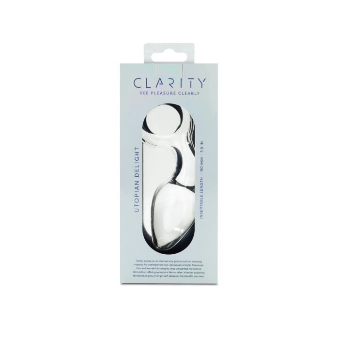 Clarity Glass Butt Plug - Utopian Delight