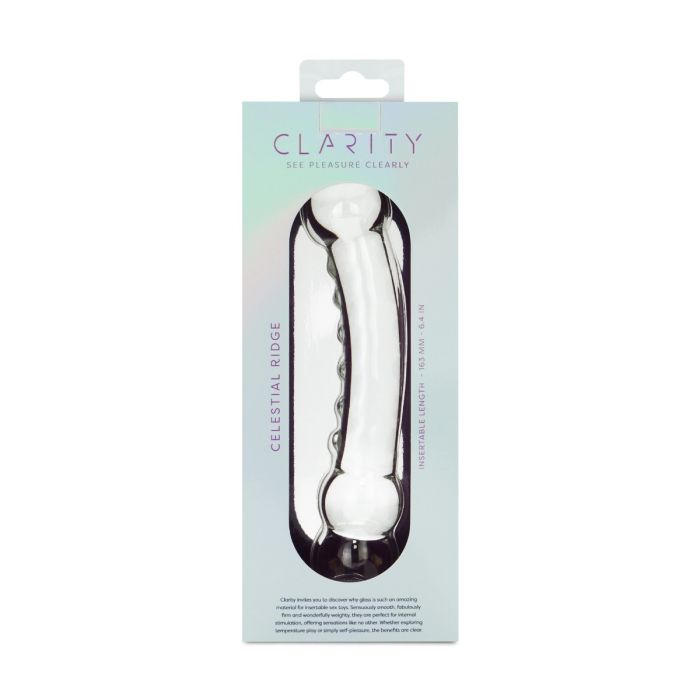 Clarity Glass Dildo - Celestial Ridge
