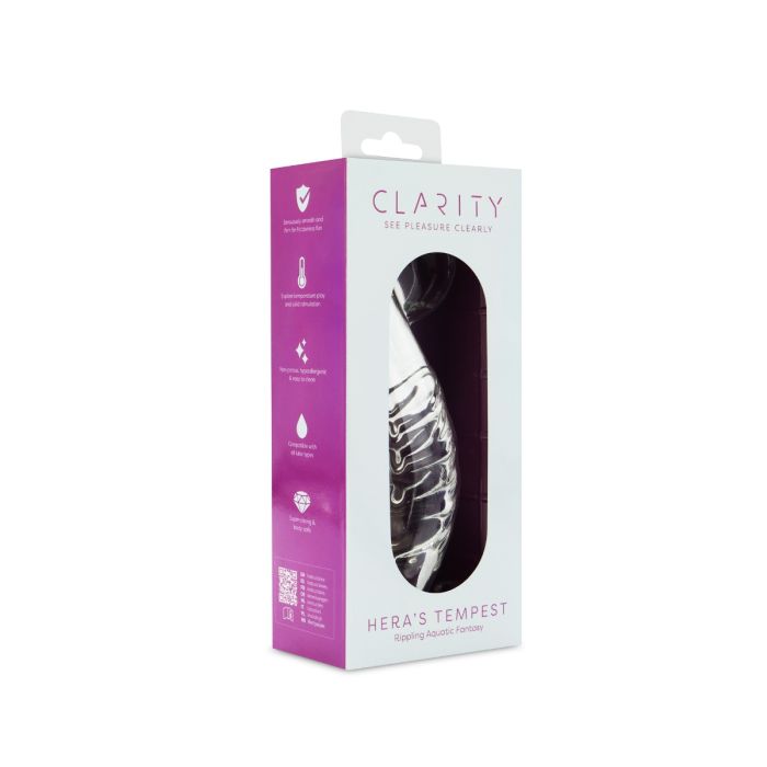 Clarity Glass Dildo - Hera's Tempest