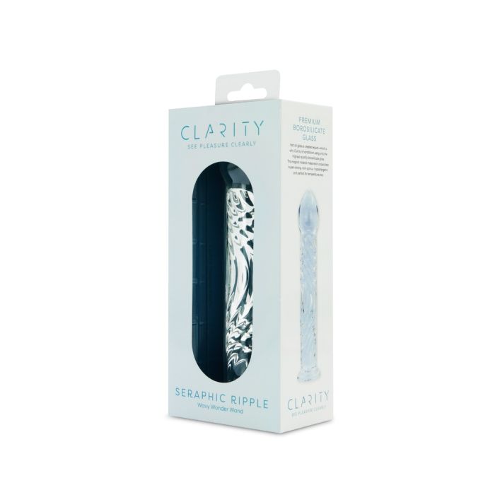 Clarity Glass Dildo - Seraphic Ripple