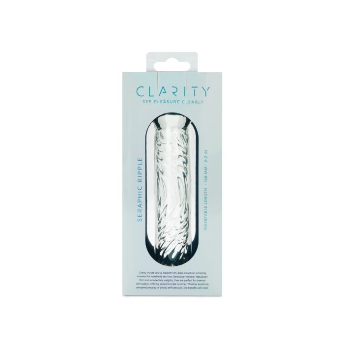 Clarity Glass Dildo - Seraphic Ripple