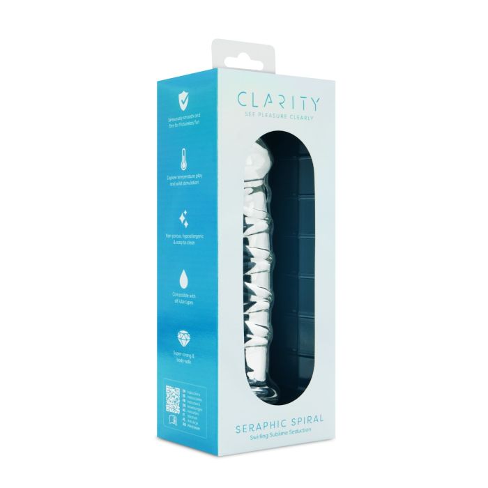 Clarity Glass Dildo - Seraphic Spiral