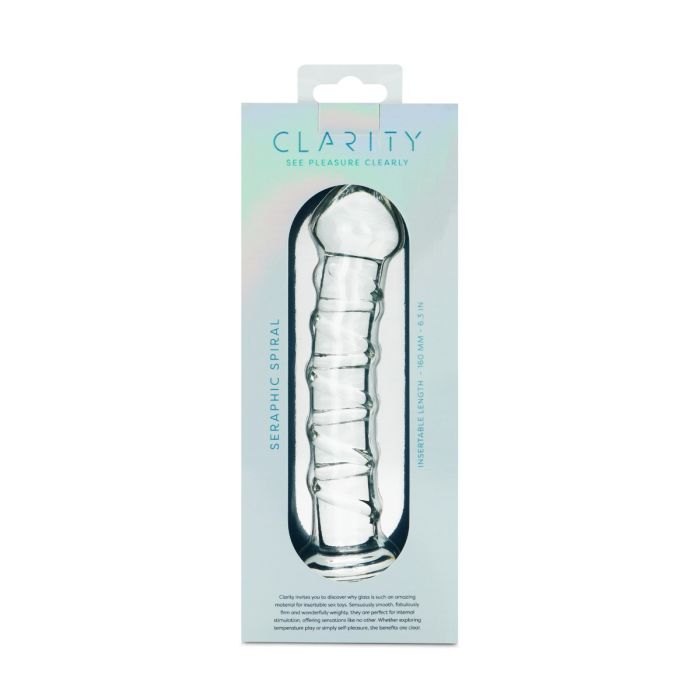 Clarity Glass Dildo - Seraphic Spiral