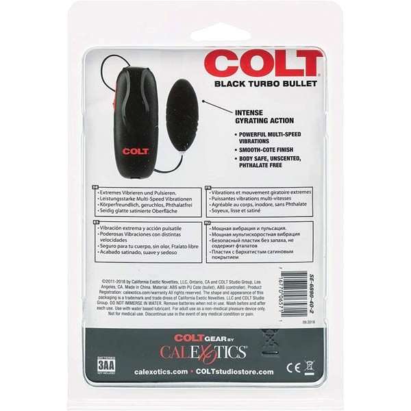 COLT Turbo Vibrating Bullet with Remote