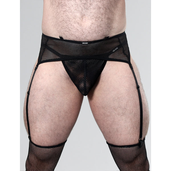 Dark Room Command Mesh Garter | Black