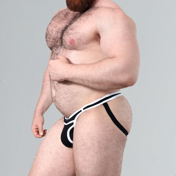 Dark Room Push Out Jock | Black