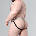 Dark Room Push Out Jock | Black