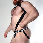 Dark Room Stamina Panel Jock | Black