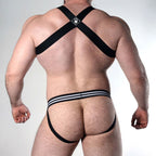 Dark Room Stamina Panel Jock | Black