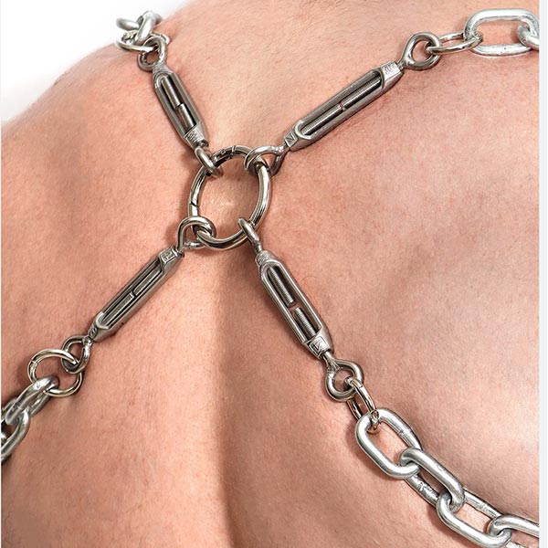 Dark Room Steel Cross Harness | Steel