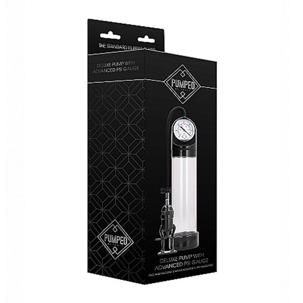 Deluxe Pump With Advanced PSI Gauge | Transparent